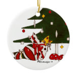 Gift Wrapped Cats ornaments