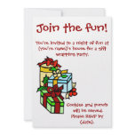 Gift Wrapping Party Invitation