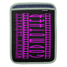 Gifts for Godmothers : World's Greatest Godmother iPad Sleeves