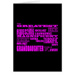 Gifts for Granddaughters : Greatest Granddaughter Card