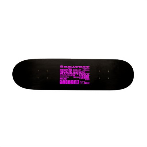 Gifts for Granddaughters : Greatest Granddaughter Skate Board Decks