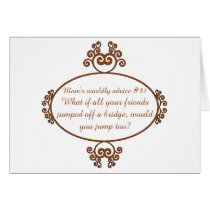 Gifts from a mama's heart and mouth - Mum's advice
