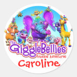 GiggleBellies + Your Child's Name Sticker