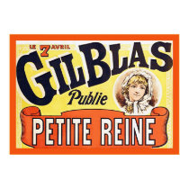 Gil Blas ~ Petite Reine ~ Vintage French Ad posters