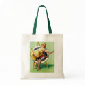 Gil Elvgren tote bag vintage rockabilly bombshell