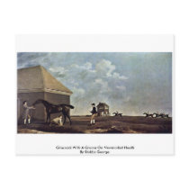 Gimcrack With A Groom On Newmarket Heath Post Card