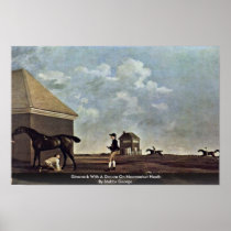 Gimcrack With A Groom On Newmarket Heath Print