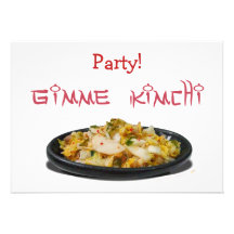 Gimme Kimchi Kimchi Lovers Personalised Invitations