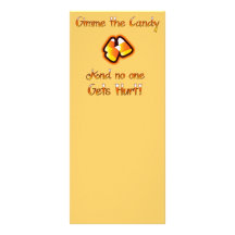 Gimme the Candy Customised Rack Card