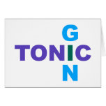 Gin Tonic Longdrink cocktail Grußkarte