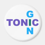 Gin Tonic Longdrink cocktail Kühlschrankmagnet