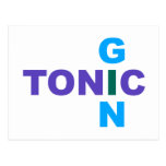 Gin Tonic Longdrink cocktail Postkarten