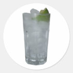Gin Tonic Runder Aufkleber
