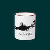 Gina Diva Leisure Queen Line-art by B.B.B. mugs