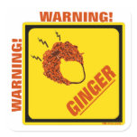 Ginger Alert! stickers