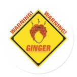Ginger Alert! stickers