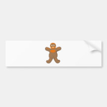 Ginger Bear Man Bumper Stickers