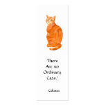 Ginger Cat Bookmark business cards