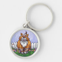 Ginger Cat Key Chain