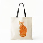 Ginger Cat Tote Bag