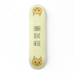 Ginger Cat! Vector Art Animal Face. Add Your Text! skateboards