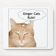 Ginger Cats Rule! Mouse Pad