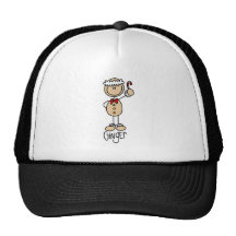Ginger Gingerbread Cookie Tshirts and Gifts Mesh Hat