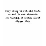 Ginger Kids t-shirts