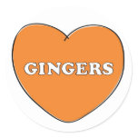 Ginger Love stickers