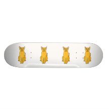 Ginger Red Shorthair Cat. Skate Board Decks