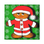 ginger santa magnets