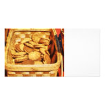 Ginger Snap Cookies in Basket photo cards