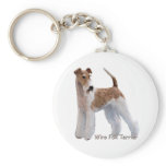Ginger Wire Fox Terrier keychains