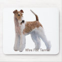 Ginger Wire Fox Terrier mousepads