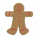 Gingerbread Boy embroidered shirts