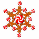 GINGERBREAD BOY STAR by SHARON SHARPE Cut Outs