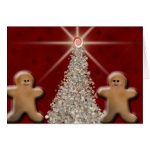 Gingerbread Christmas Tree Card