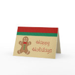 Gingerbread Cookie Christmas Cards