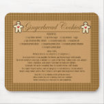 gingerbread cookie recipe mousepads