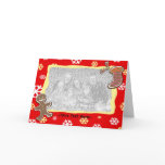 Gingerbread cookies card template