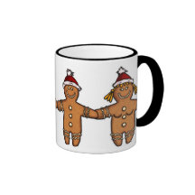 gingerbread couple mug