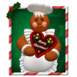 Gingerbread Family: Bakery Girl photo sculptures