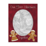 Gingerbread First Christmas Template Post Card