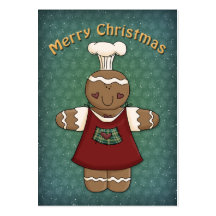 Gingerbread Girl Business Card