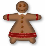 Gingerbread Girl Photo Sculpture