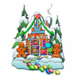 GINGERBREAD HOUSE by SHARON SHARPE photo sculptures
