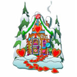 GINGERBREAD HOUSE by SHARON SHARPE Photo Cut Outs