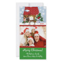 Gingerbread House Chirstmas Family Photo Card photo cards