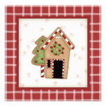 Gingerbread House Christmas Party Invitations