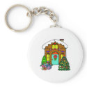 Gingerbread House keychains